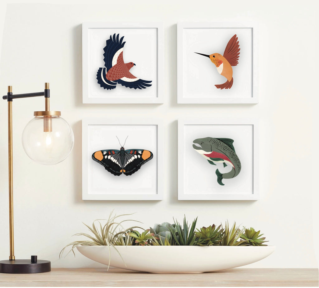 California Native Animals - set of 4
